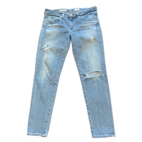 AG The Stevie Ankle Distressed Jean Sz 28R - Picture 1 of 9